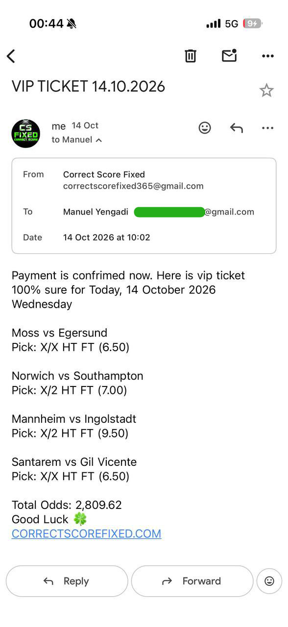 Correct Fixed Matches