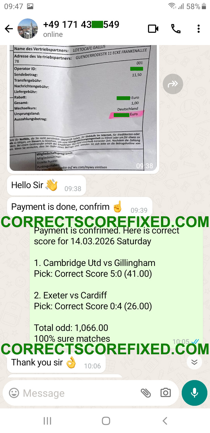 Correct Fixed Matches