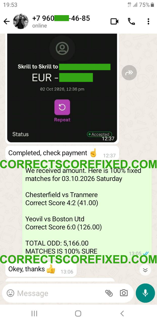 Fixed Matches 100% Sure