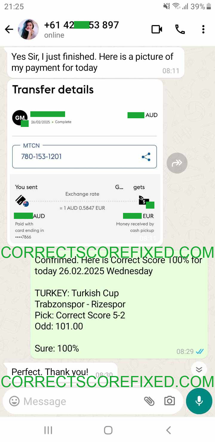 Correct Fixed Match