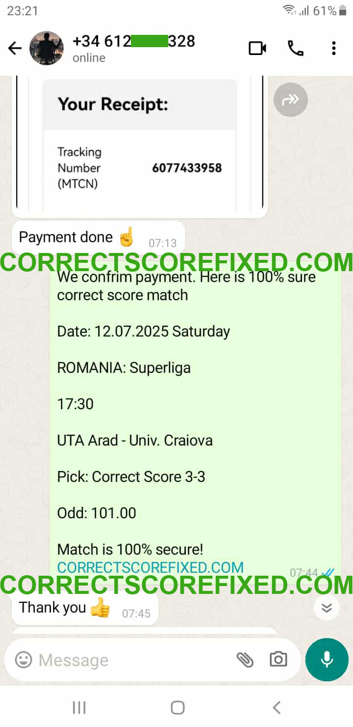 Fixed Matches