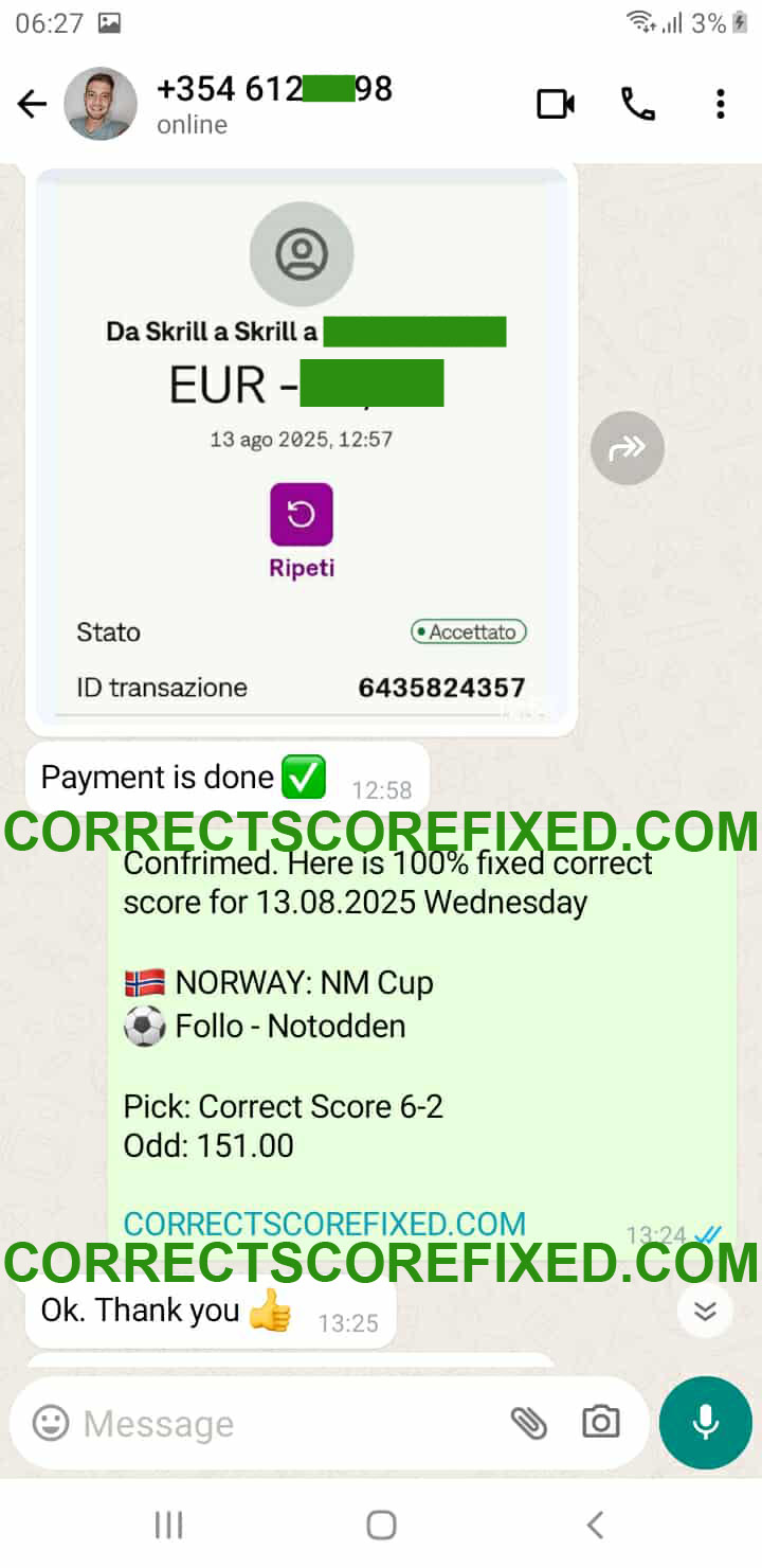 Fixed Matches