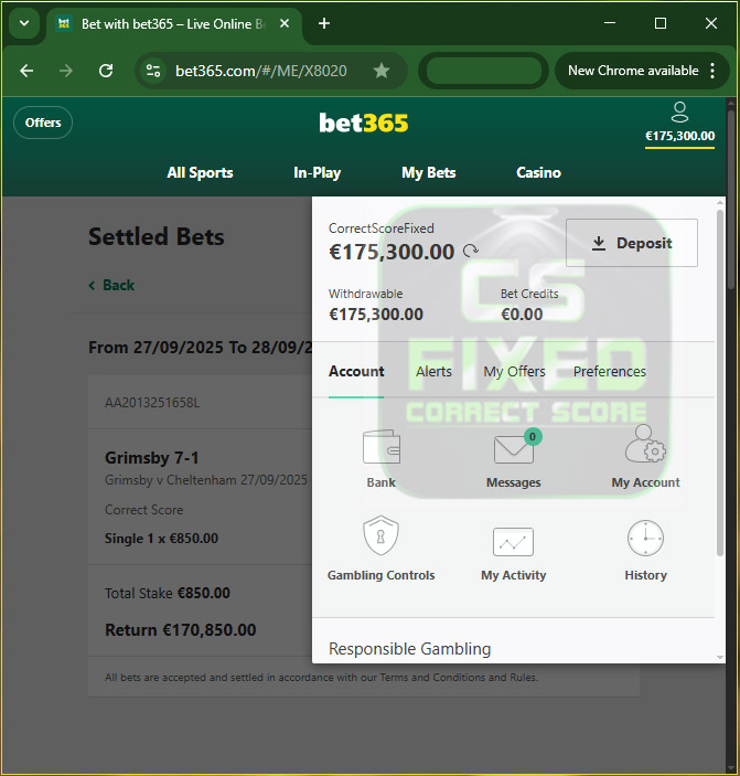 Fixed Matches
