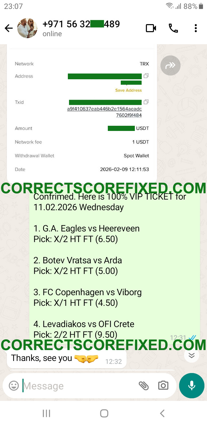 Correct Fixed Matches