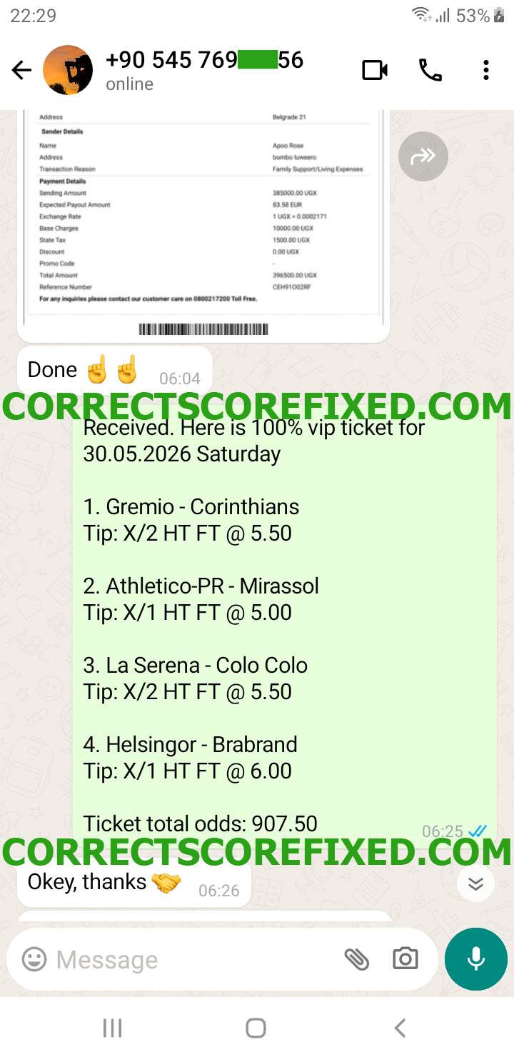 Fixed Matches
