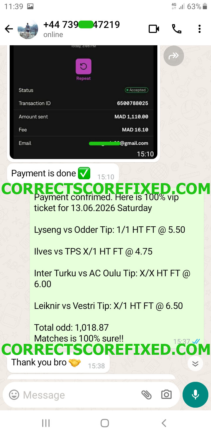 Fixed Matches