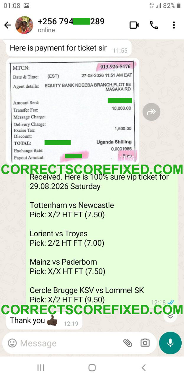 Correct Fixed Matches