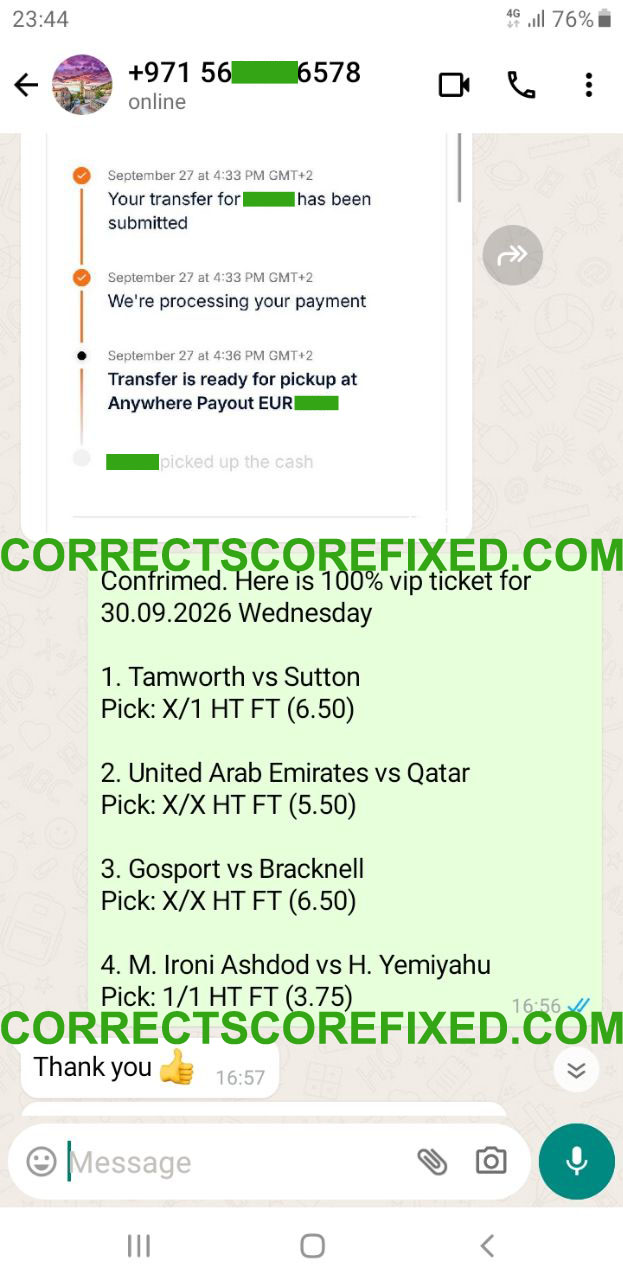 Fixed Matches
