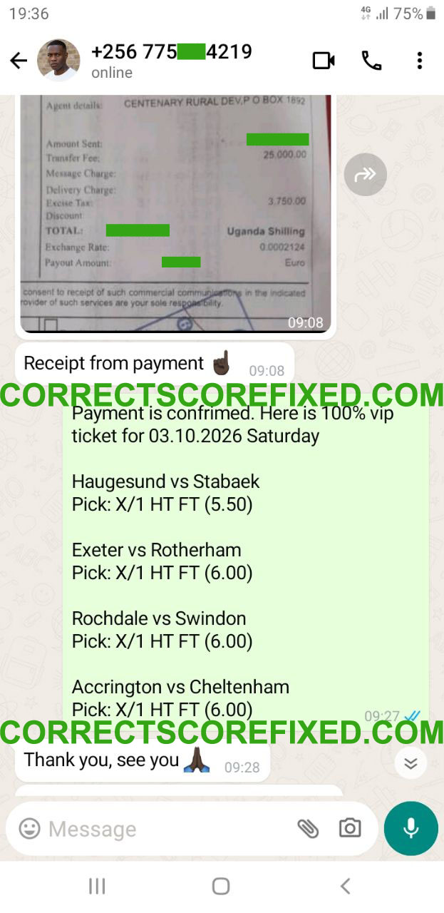 Correct Fixed Matches
