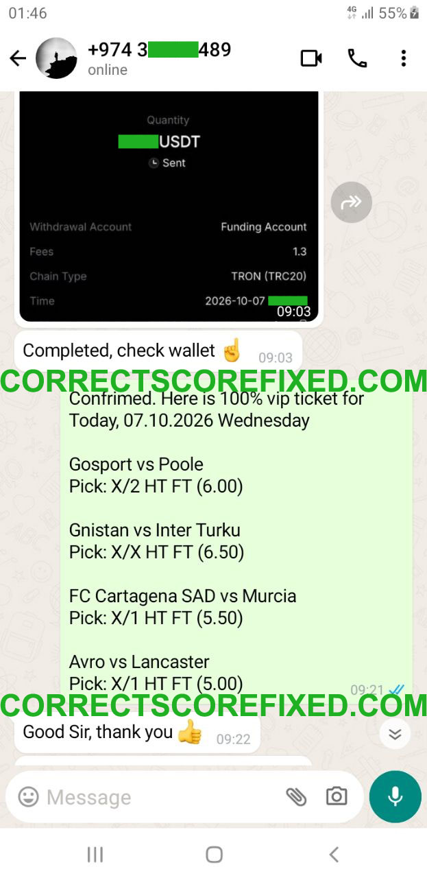Fixed Matches 100% Sure