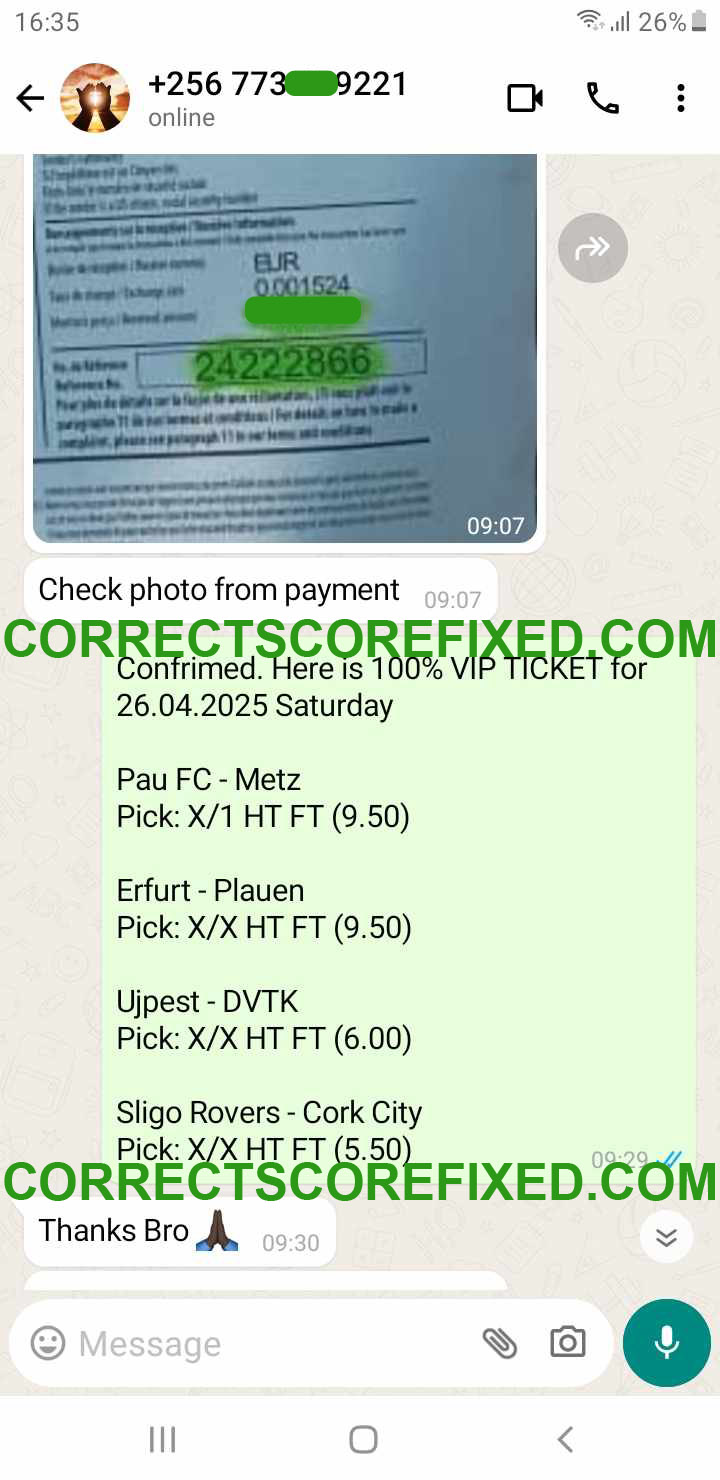 Correct Fixed Matches