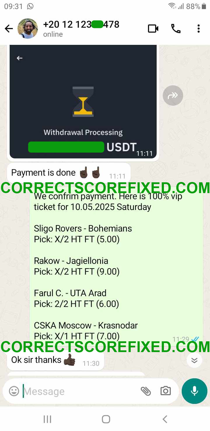 Fixed Matches 100% Sure