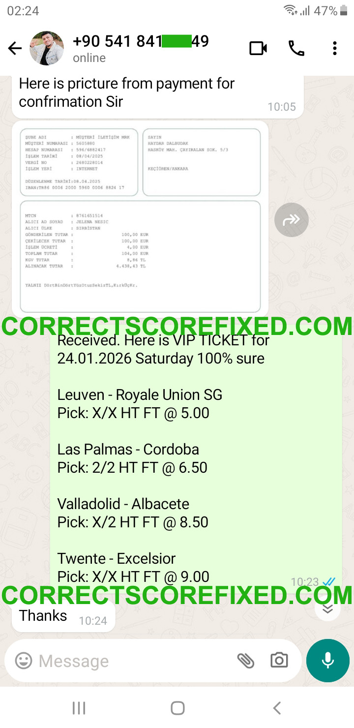 Fixed Match 100% Sure