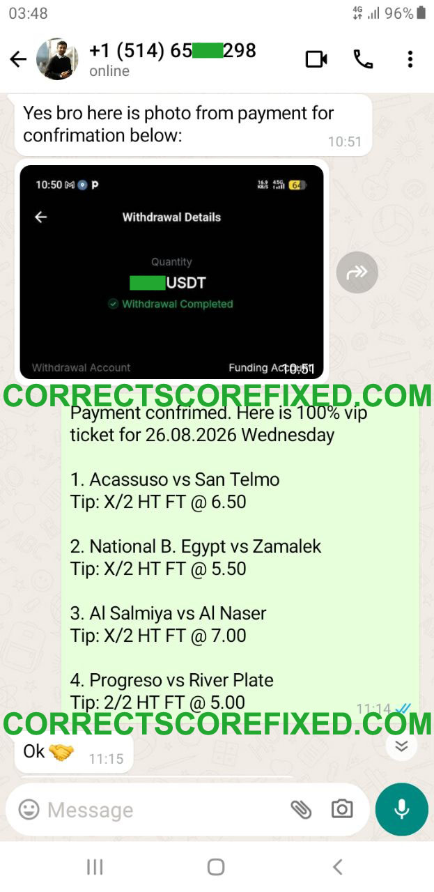 Fixed Matches 100% Sure