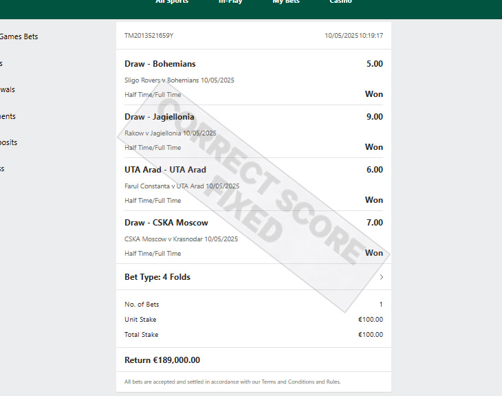 Fixed Matches