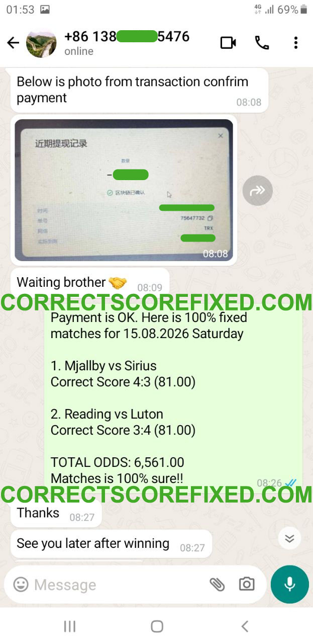 Correct Score Fixed