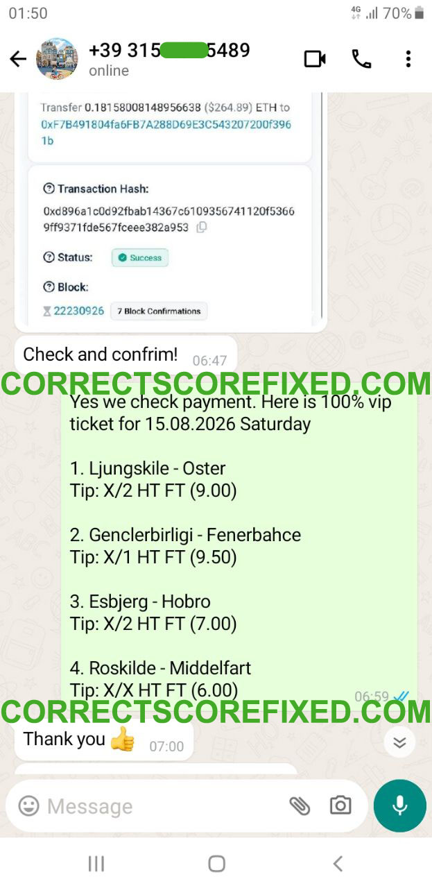 Daily Fixed Matches